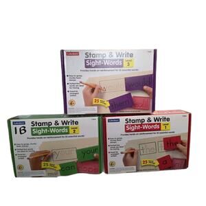 Stamp And Write Sight Words Level 1 2 And 3 Lakeshore Complete